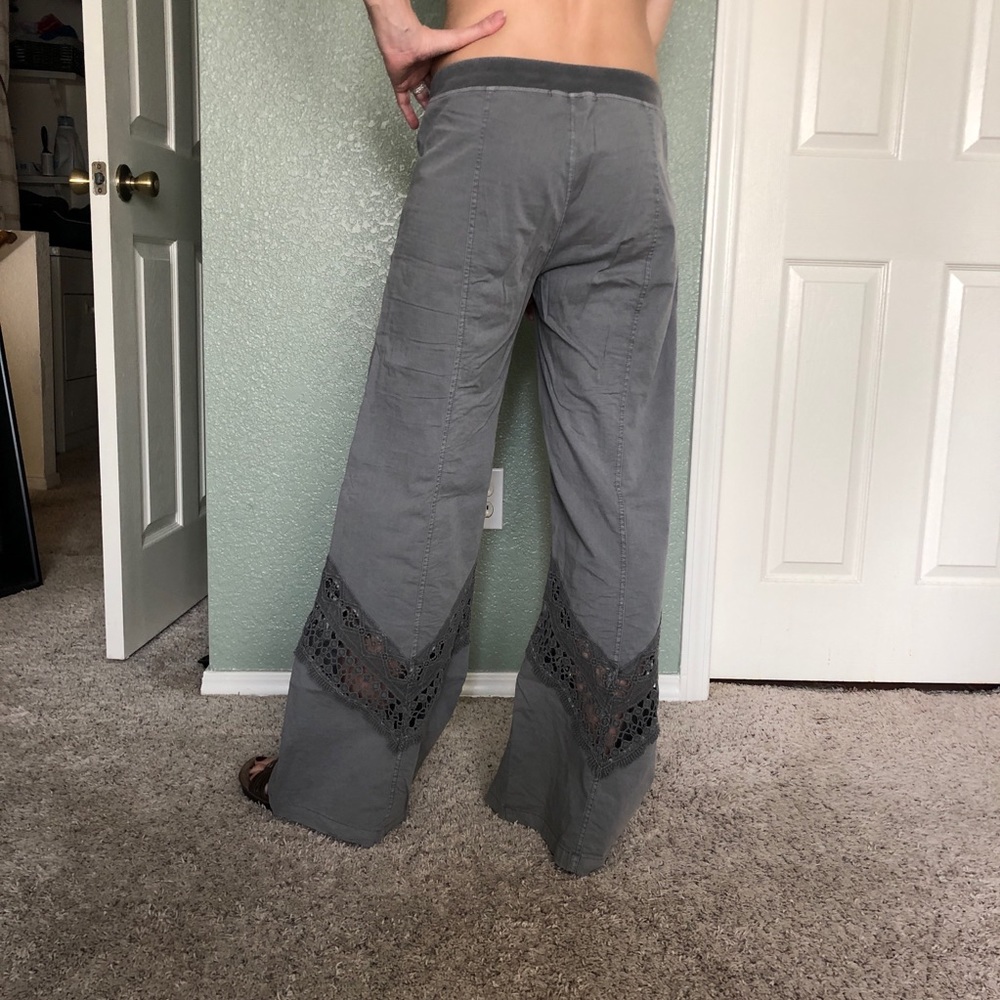 XCVI Wide leg summer crochet pants